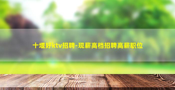 十堰好ktv招聘-现薪高档招聘高薪职位